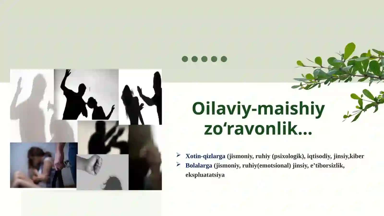 OILAVIY-MAISHIY ZO‘RAVONLIKNING VIKTIMOLOGIK TAVSIFI: MILLIY VA XORIJIY TAJRIBA 4