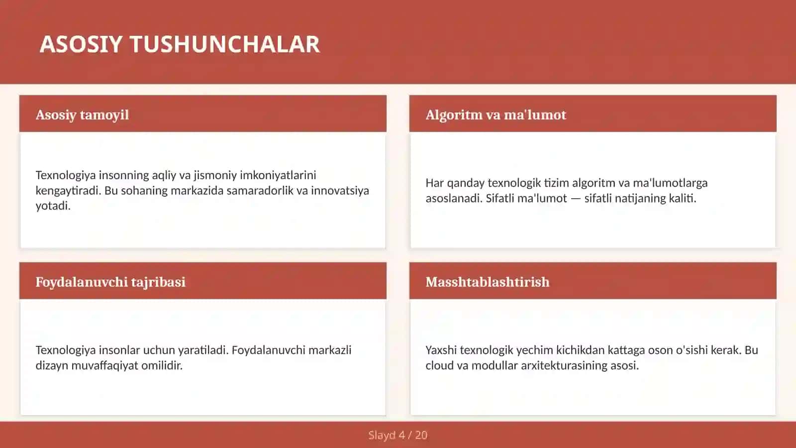 KIBERXAVFSIZLIK ASOSLARI 4