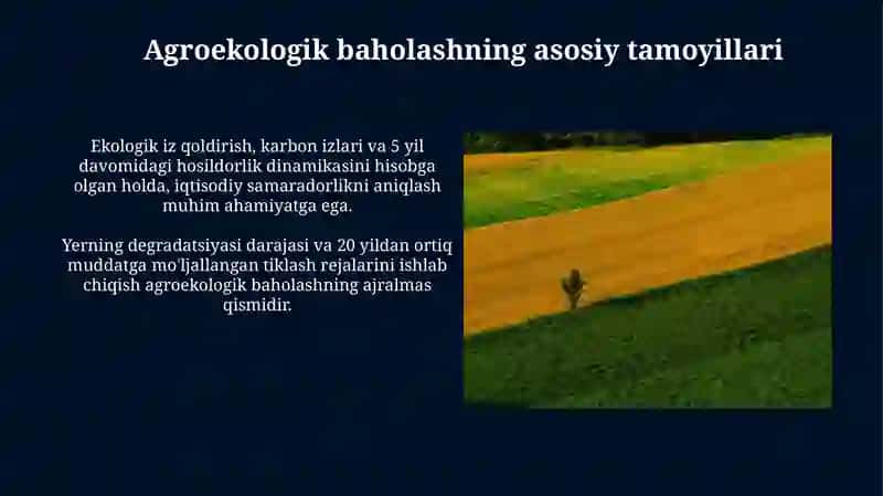 Xoʻjalik tuproqlariga agrounumdorlik nuqtai nazardan baho berish 4