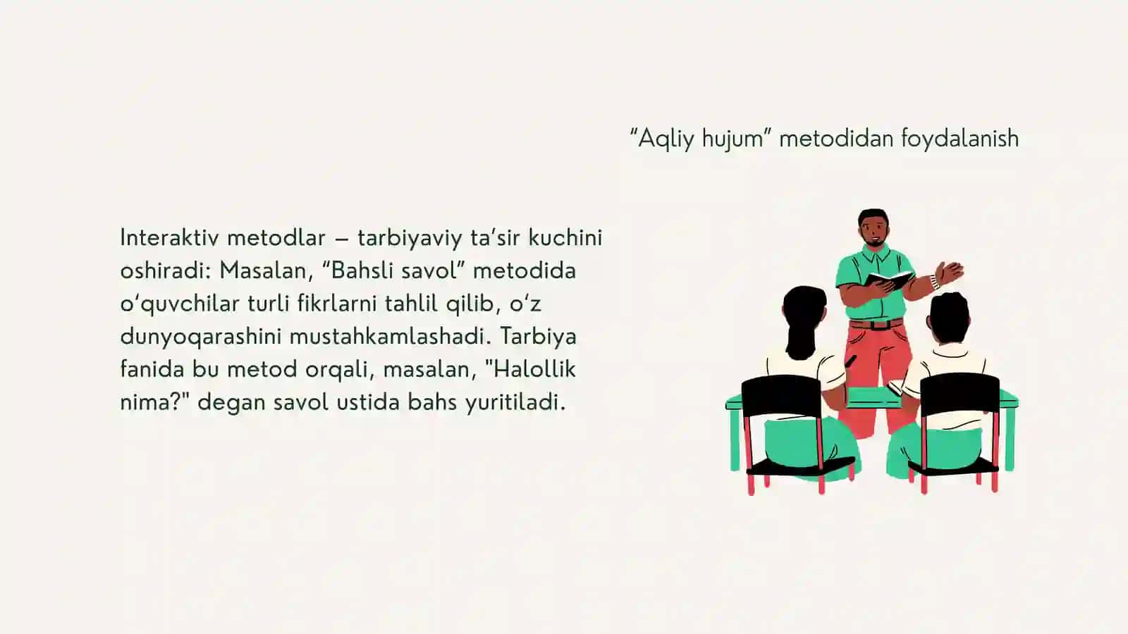 Umumta'lim maktablarida tarbiya fanini o'qitish fani 4