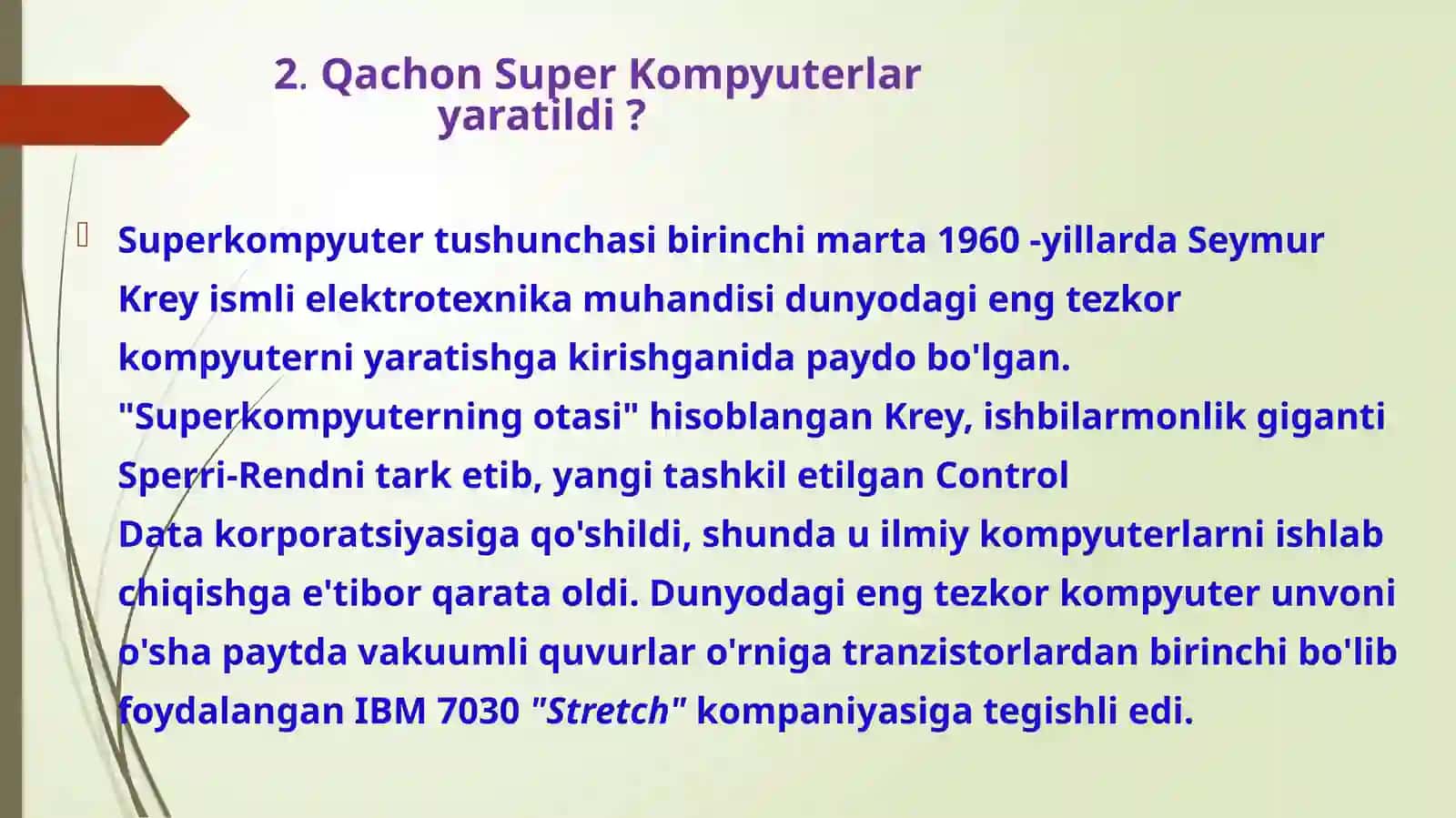 Super Kompyuterlar va Ularning Xususiyatlari 4