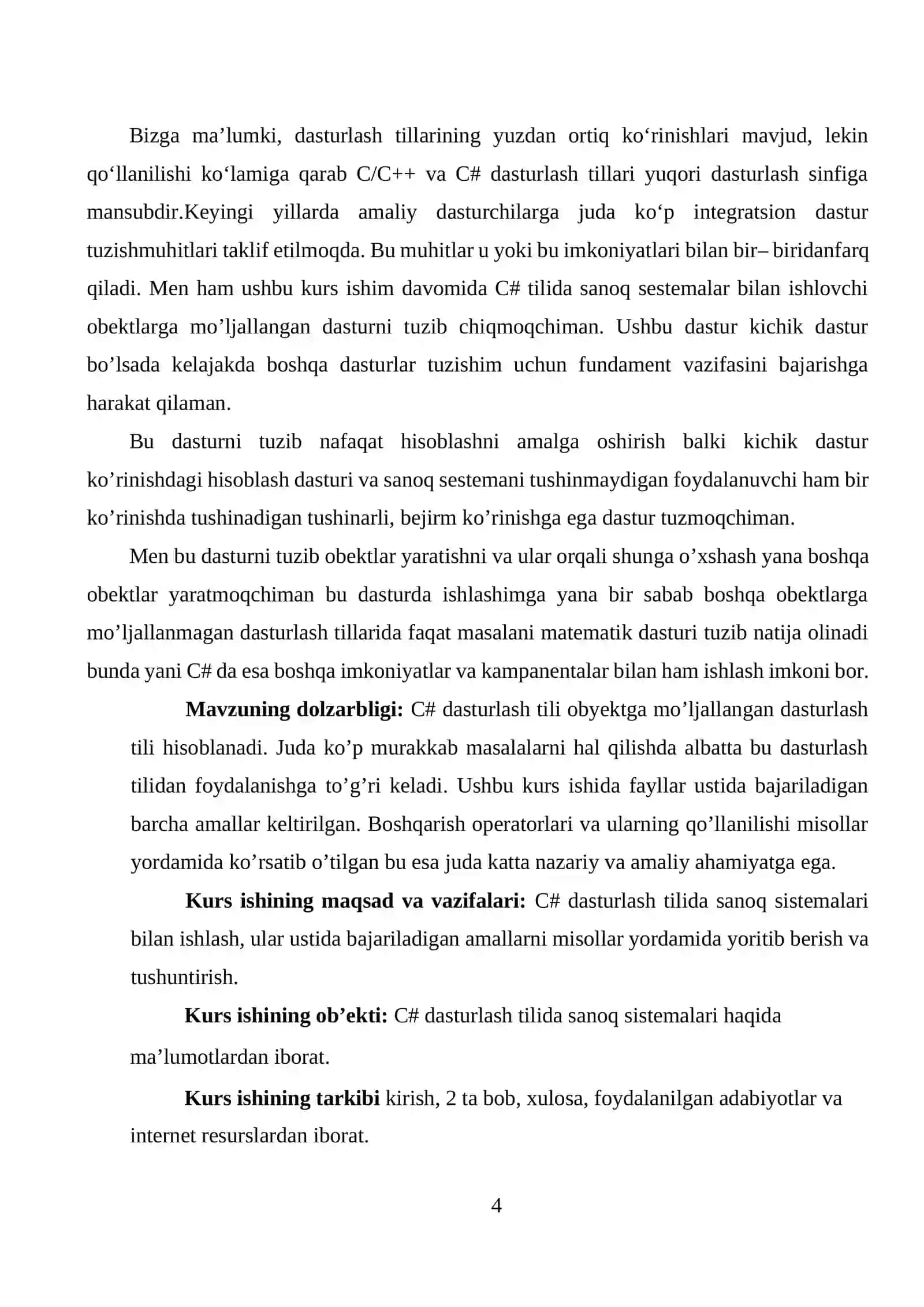 C# dasturlash tilida sanoq sistemalari va ularni dasturiy amalga oshirish 4
