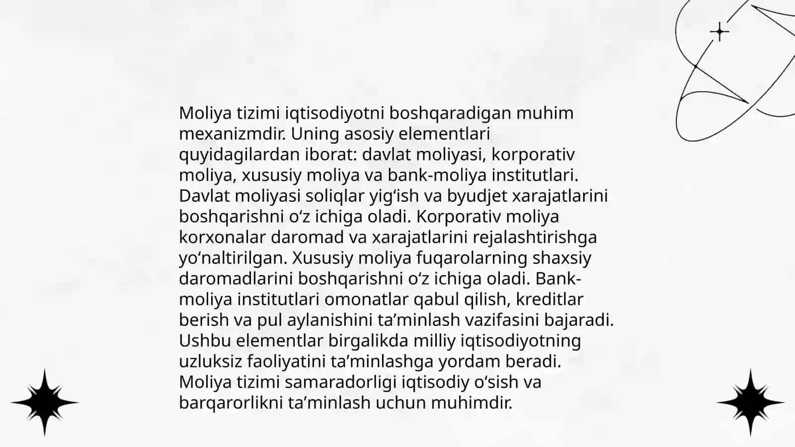 Moliya mohiyati va vazifalari 4