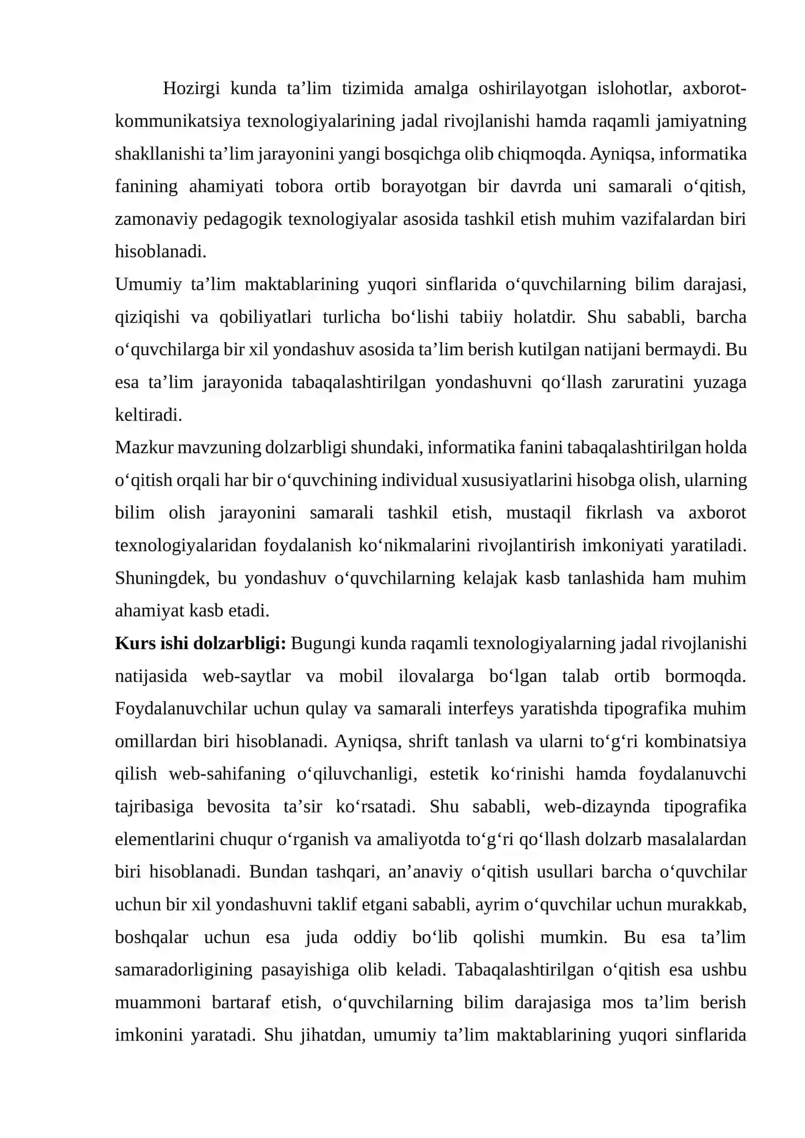 Web-dizaynda tipografika elementlari: shriflash tanlash va ularning kombinatsiyasidan foydalanish 4