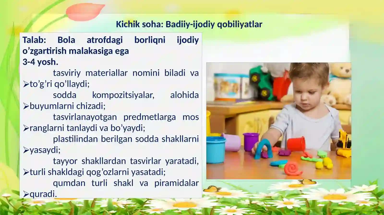 Maktabgacha yoshdagi bolalarni tasviriy qobiliyati va ijodkorligini rivojlantirish 4