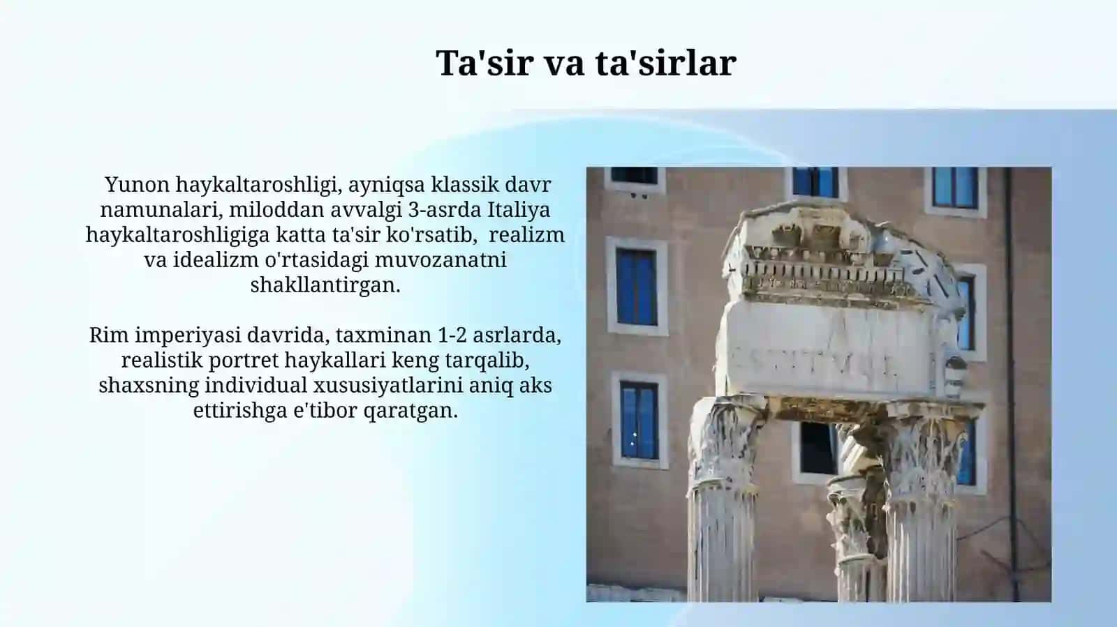 Italiya antik dunyo haykaltaroshliki 4