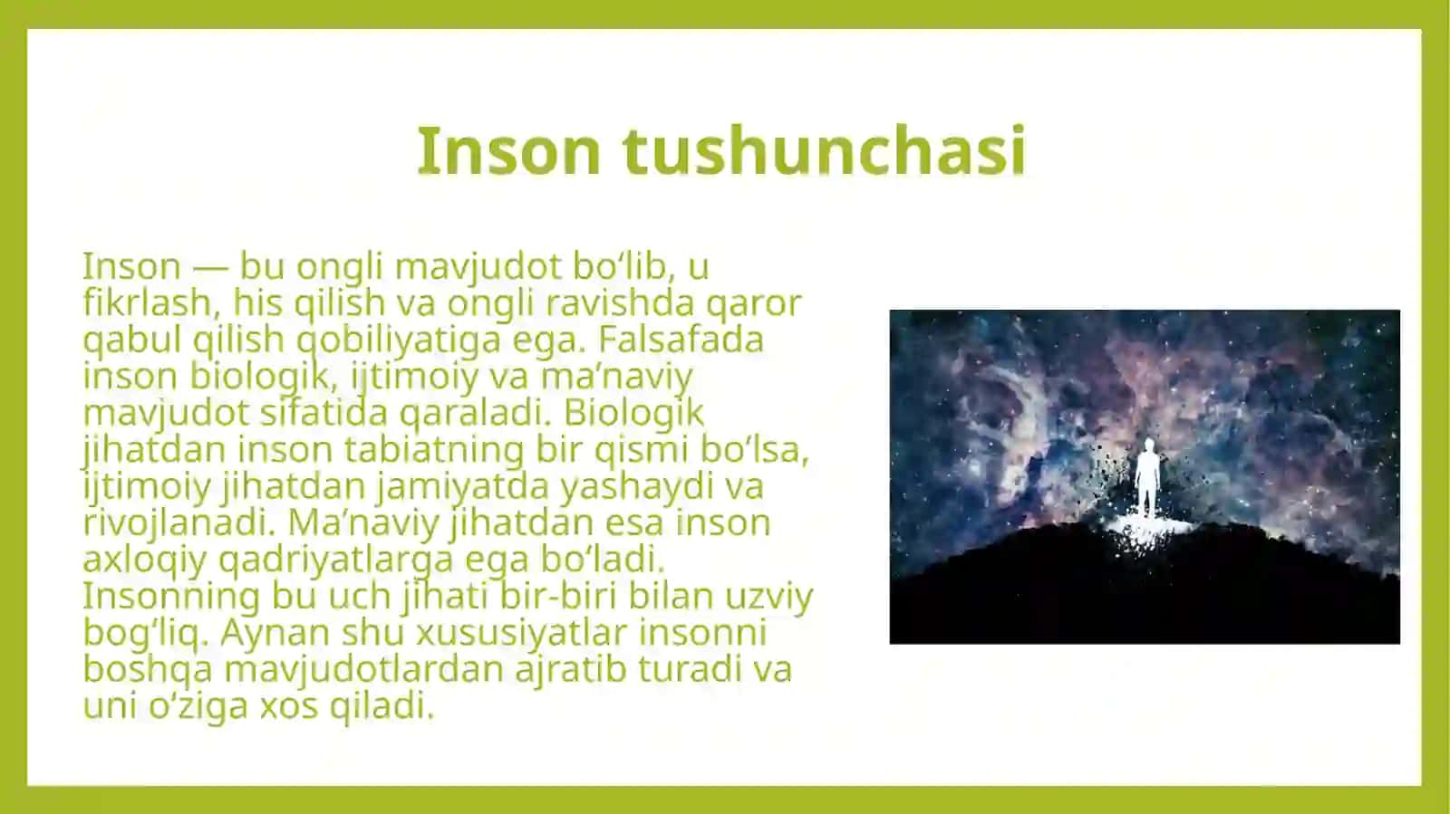 Inson falsafasi 4