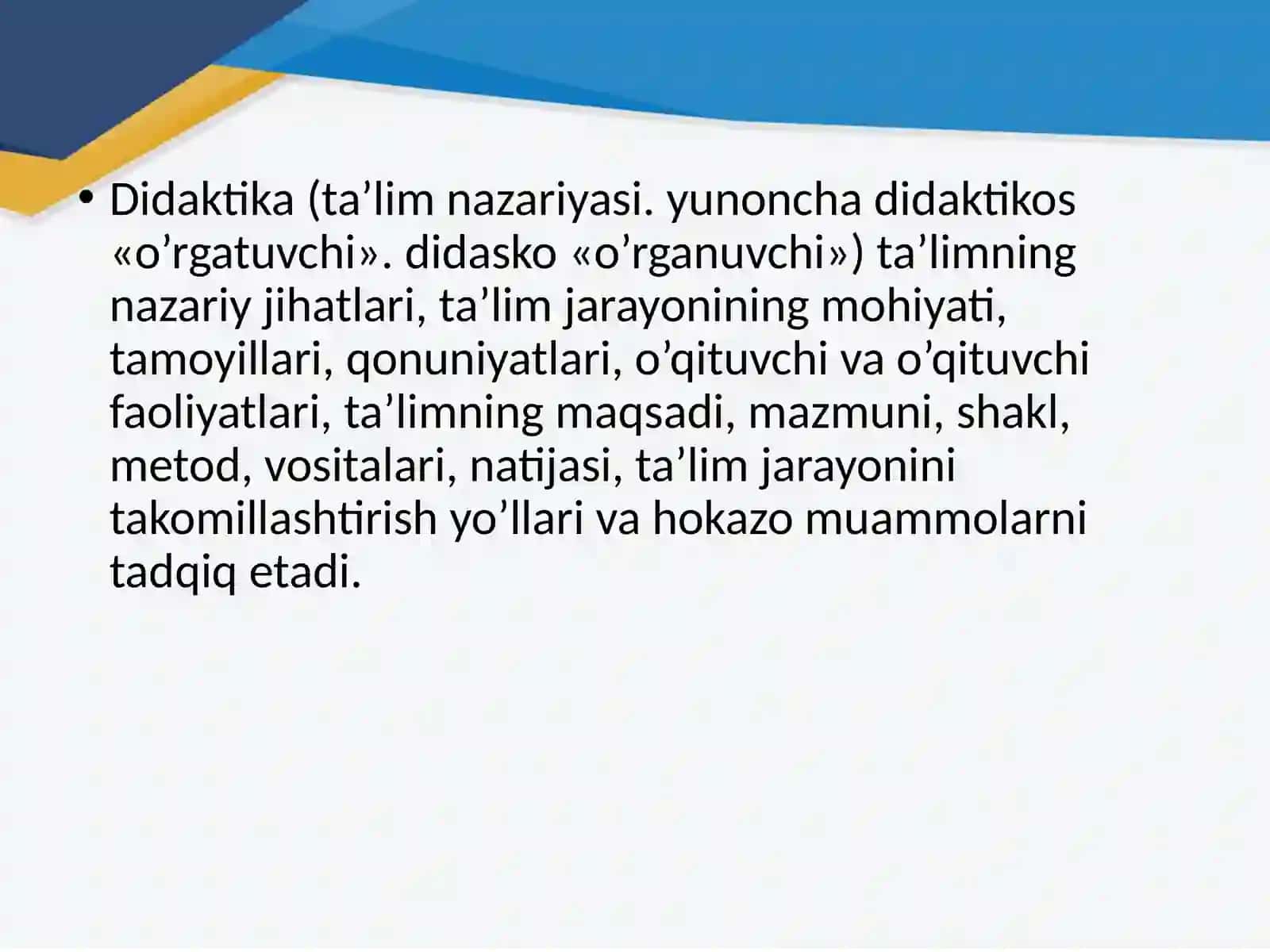 Pedagogika shaxs tarbiyasi va rivojlanishi 4