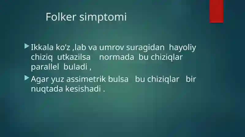 Bo‘yin mushaklarining tug‘ma qiyshiqligi   klinikasi  tashxisi va davolash. Tug‘ma maymoqlik klinika tashxis va davolash. 4