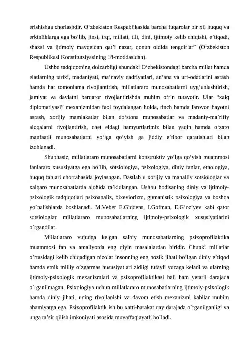 MILLATLARARO MUNOSABATLARNI MUSTAHKAMLASHNING DINIY VA IJTIMOIY-PSIXOLOGIK OMILLARI 4