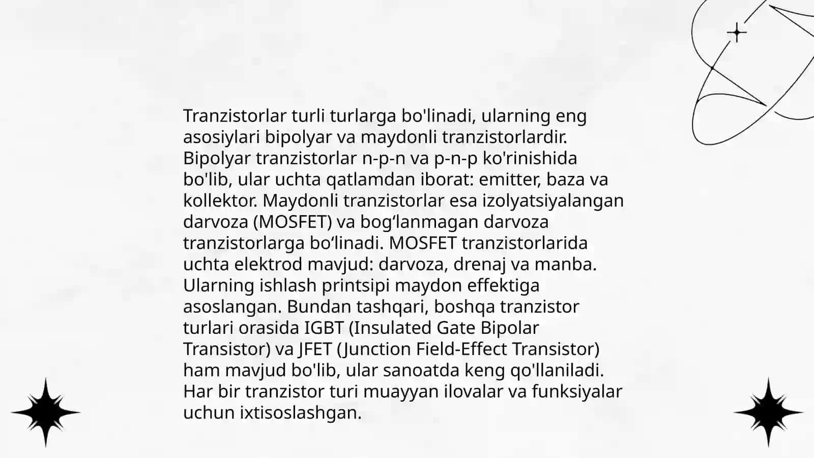Tranzistorlar 4