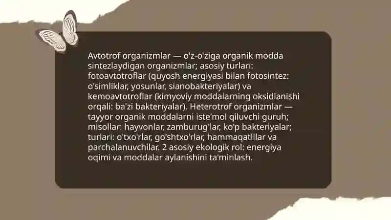 Organizmlarning ekologik giruhlaniwi 4
