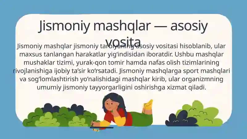 Jismoniy tarbiya vositalari 4