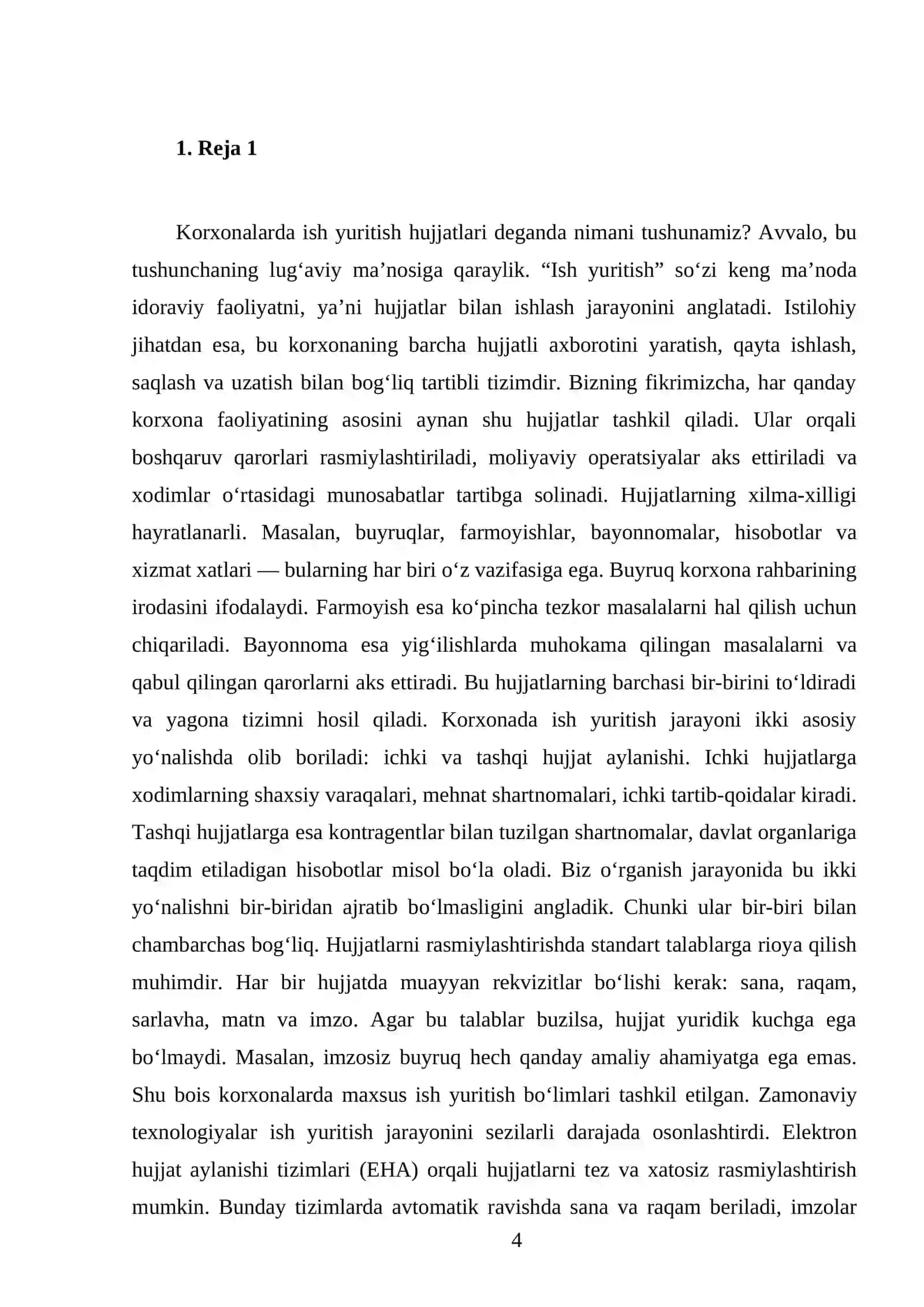 Korxonalarda ish yuritish hujjatlari 4