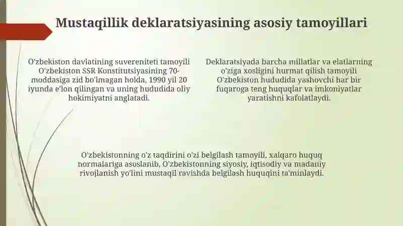 Mustaqillikning Tarixiy Asoslari va Sabablari 4