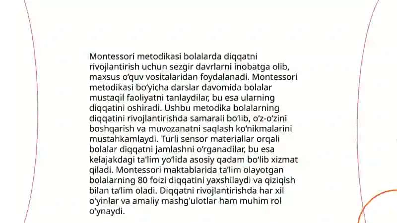 Ilk yoshdagi bolalarda diqqatni rivojlantrish barqarorlashtirish usul vositalari 4