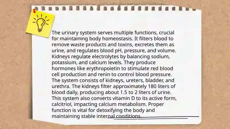 Urinary system 4