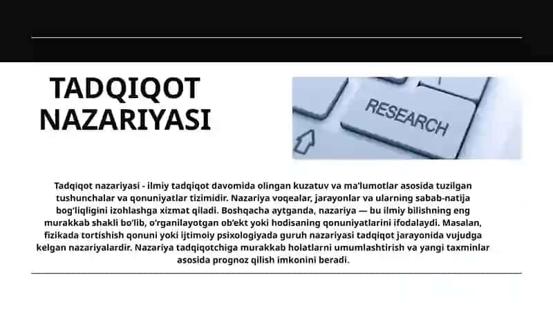 TADQIQOT LOYIHASI STRUKTURASINI SHAKLLANTIRISH 4
