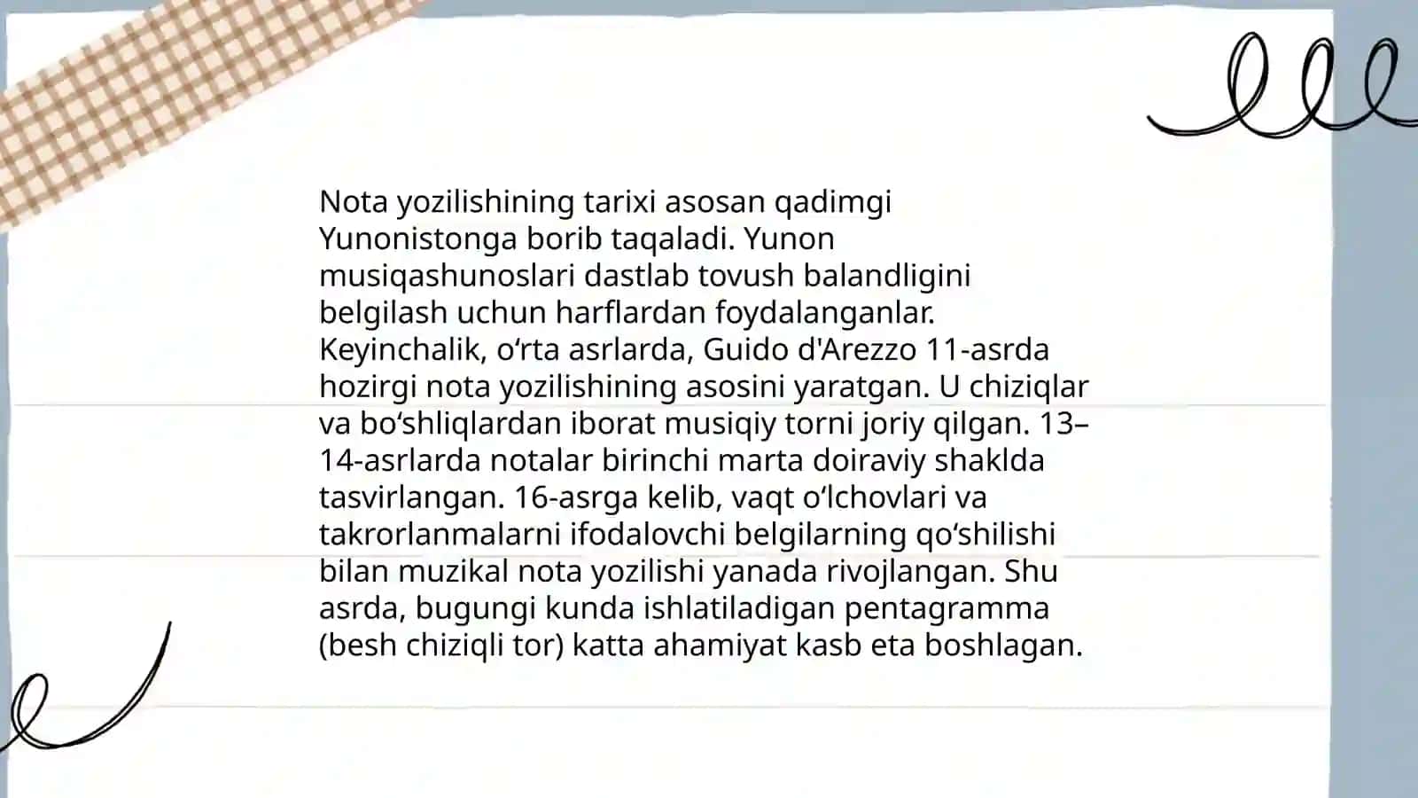 Nota cho'zimi va uning yozilishi 4