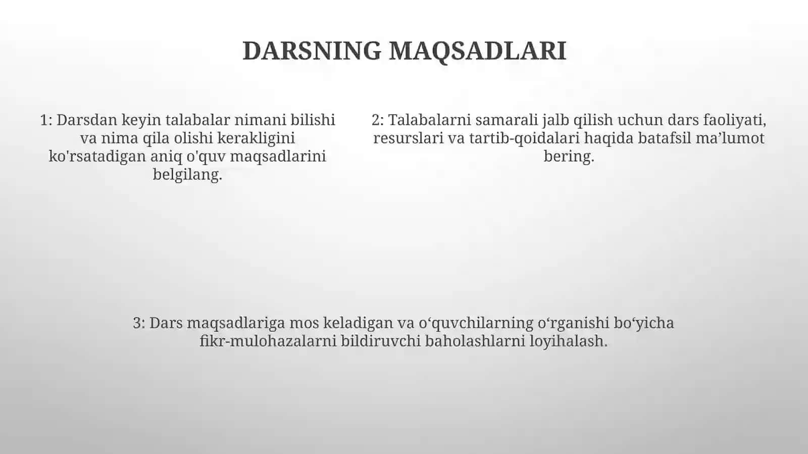 Davriy Qonun Va D.I.Mendeleevning Kimyoviy Elementlar Davriy Sistemasi Mavzusidagi Modulli Darsning Texnologik Xaritasini Ishlab Chiqish Metodikasi 4