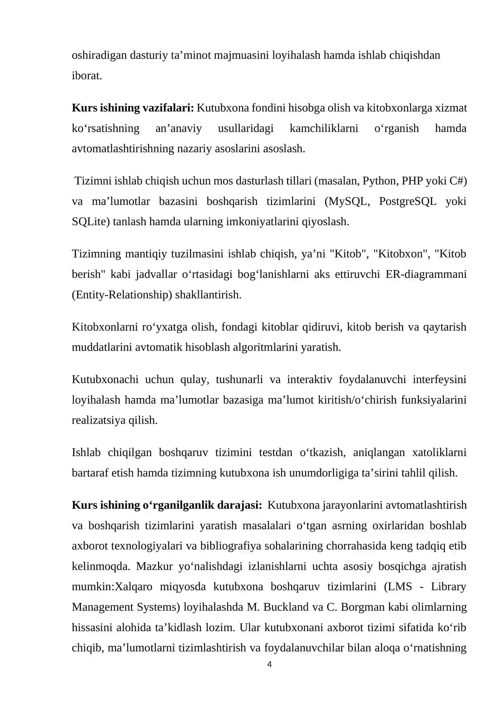 KUTUBXONA JARAYONLARINI AVTOMATLASHTIRISHNING NAZARIY VA TEXNIK ASOSLARI 4