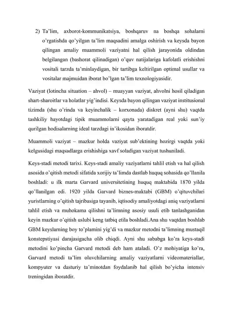 Keys Stadi uslubi referat 4