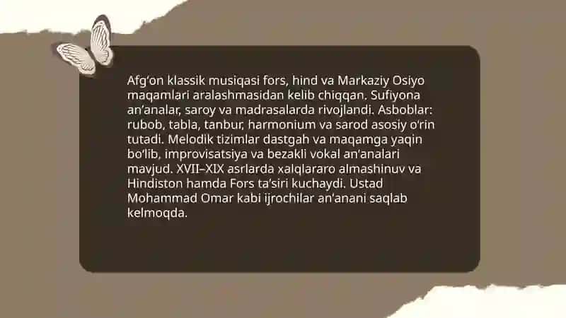 Afgʻoniston musiqa madaniyati 4