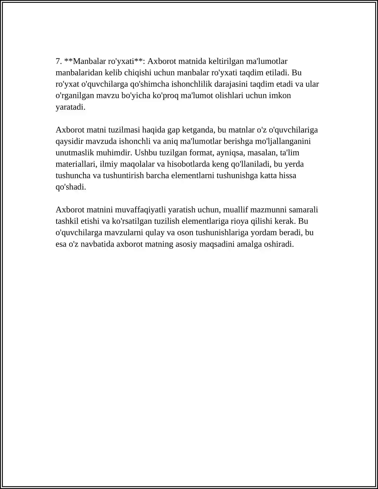 AXBAROT MATINLARI BILAN ISHLASH VA MEDIA MADANIYATI 4