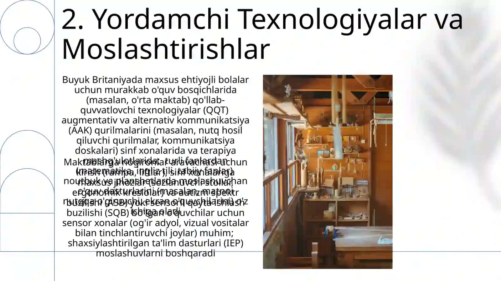 Maktablarda alohida talim muhtoj bolalarga kompleks talim bosqichlari 4