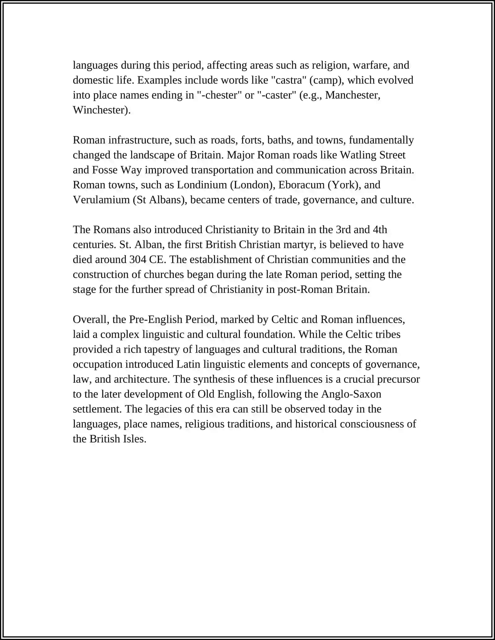 THE DEVELOPMENT OF THE ENGLISH LANGUAGE: HISTORICAL CONDITIONS AND LINGUISTIC CHARACTERISTICS 4