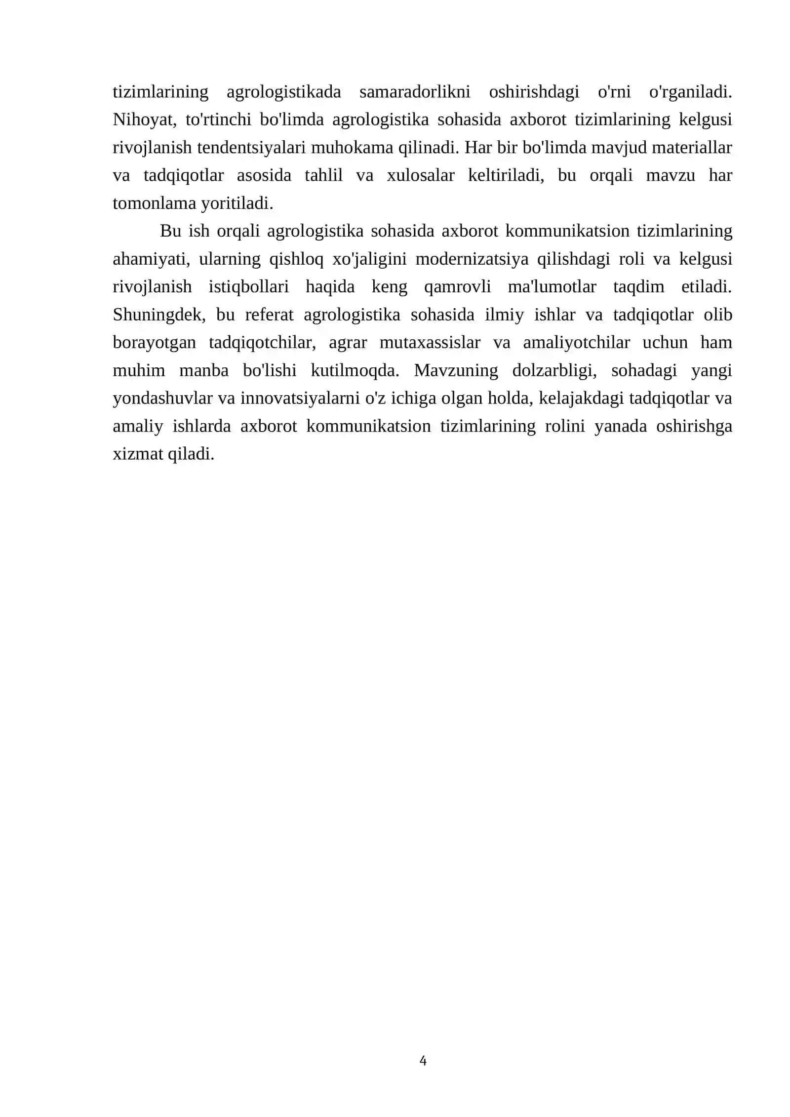 Agrologistikada axborot kommunikatsion tizimlari va texnologiyalari 4