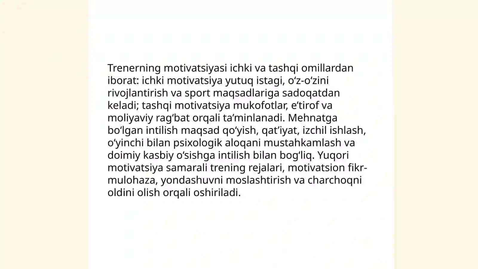 Sport treneri shaxsi va faoliyatining psixologik tavsifi 4