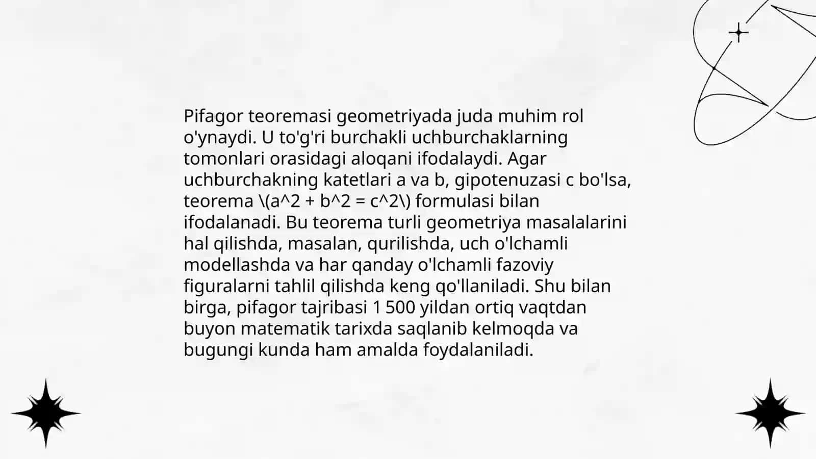 Pifagor teoremasi 4