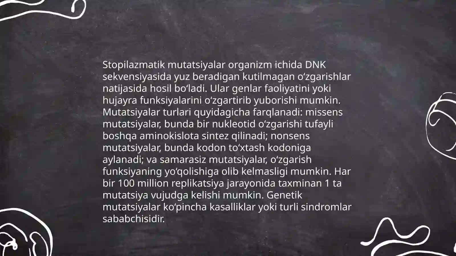 Stopilazmatik mutatsiyalar 4