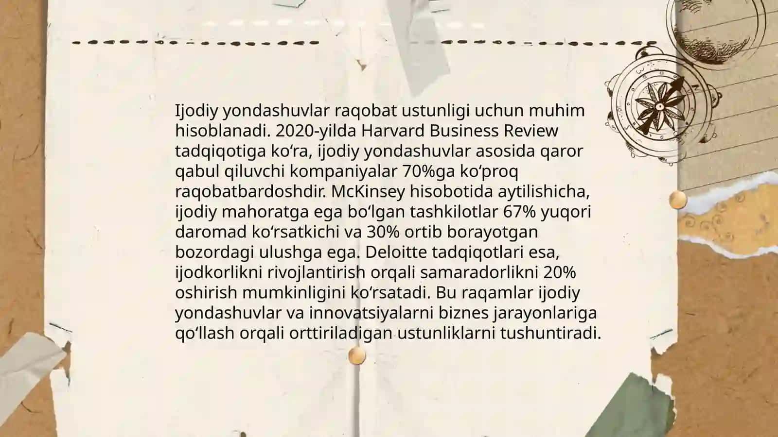 Bozor munosabatlari sharoitida ijodiy faoliyatning ahamiyati 4
