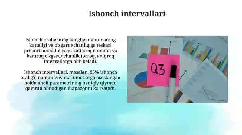 Statistik tahlil: Gipotezani tekshirish vainferensialstatistika 4