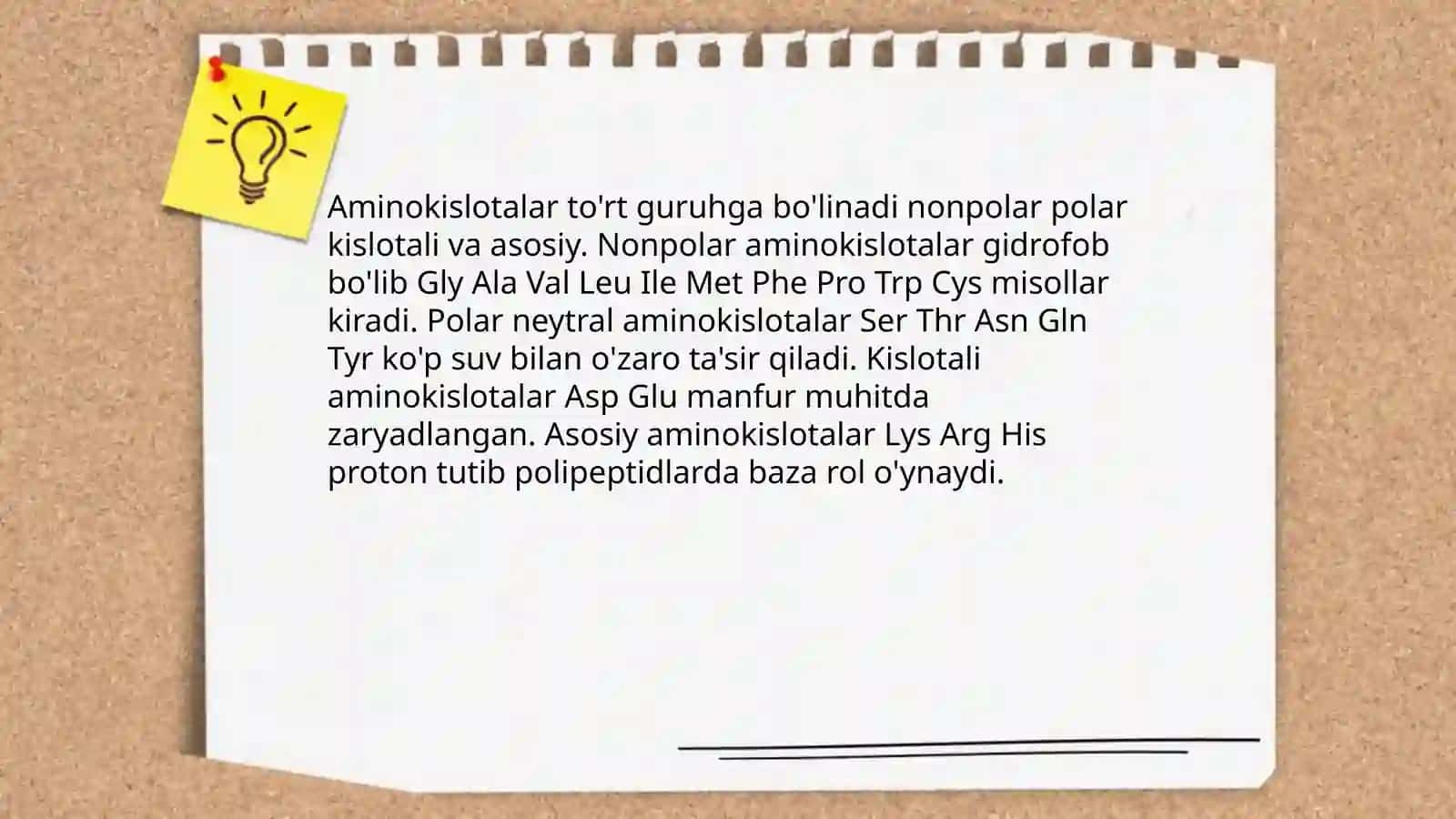 Aminokislotalarning kimyoviy tuzilishi va funktsional guruhlari 4