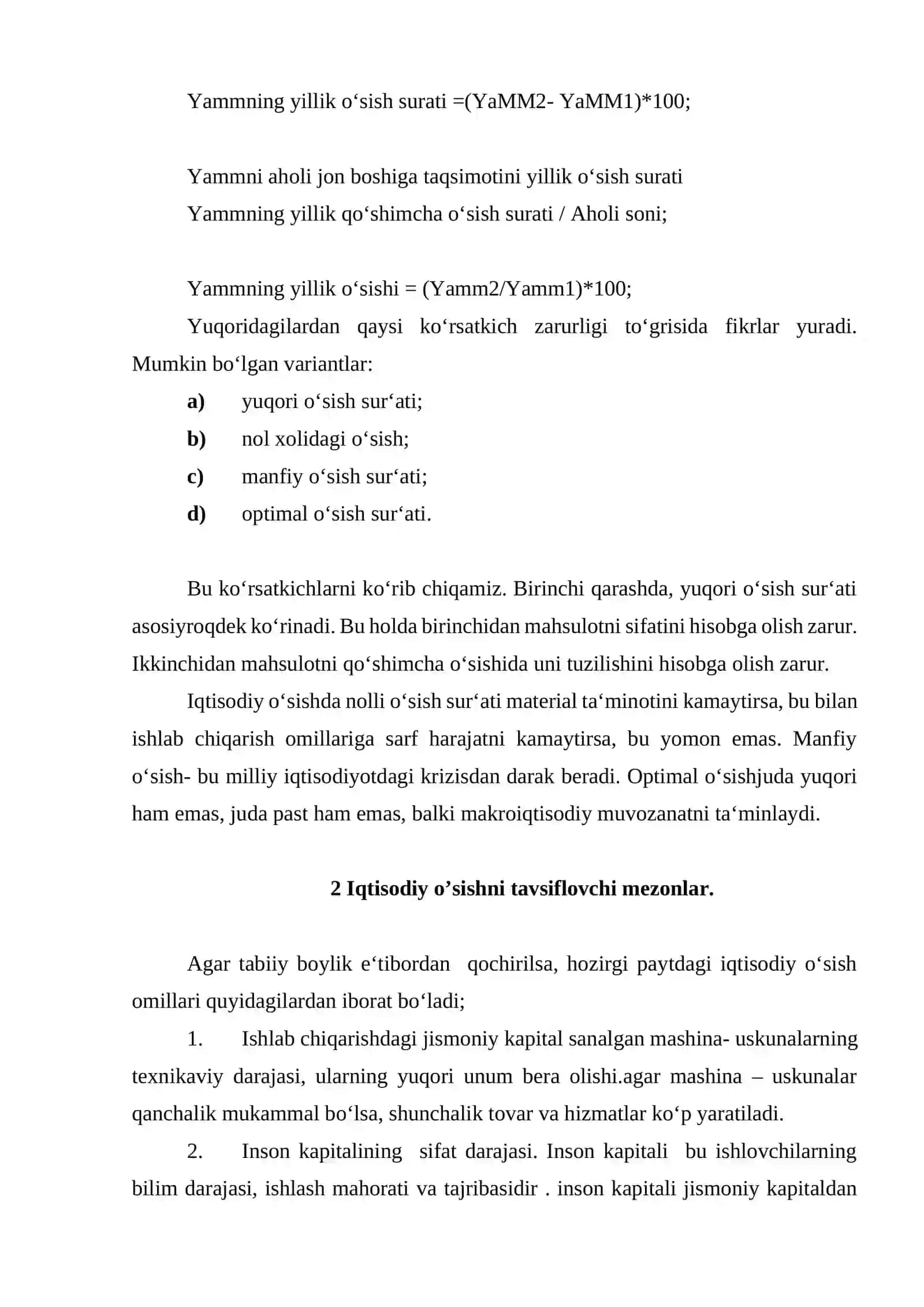 Iqtisodiy o’sishni prognozlashtirish 4
