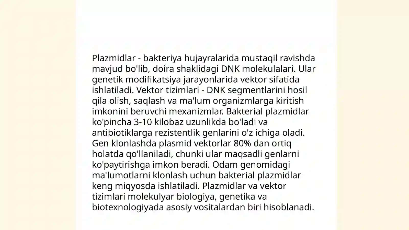 Prokaryotik tizimlar yordamida rekombinat oqsillarni ishlab chiqarish 4