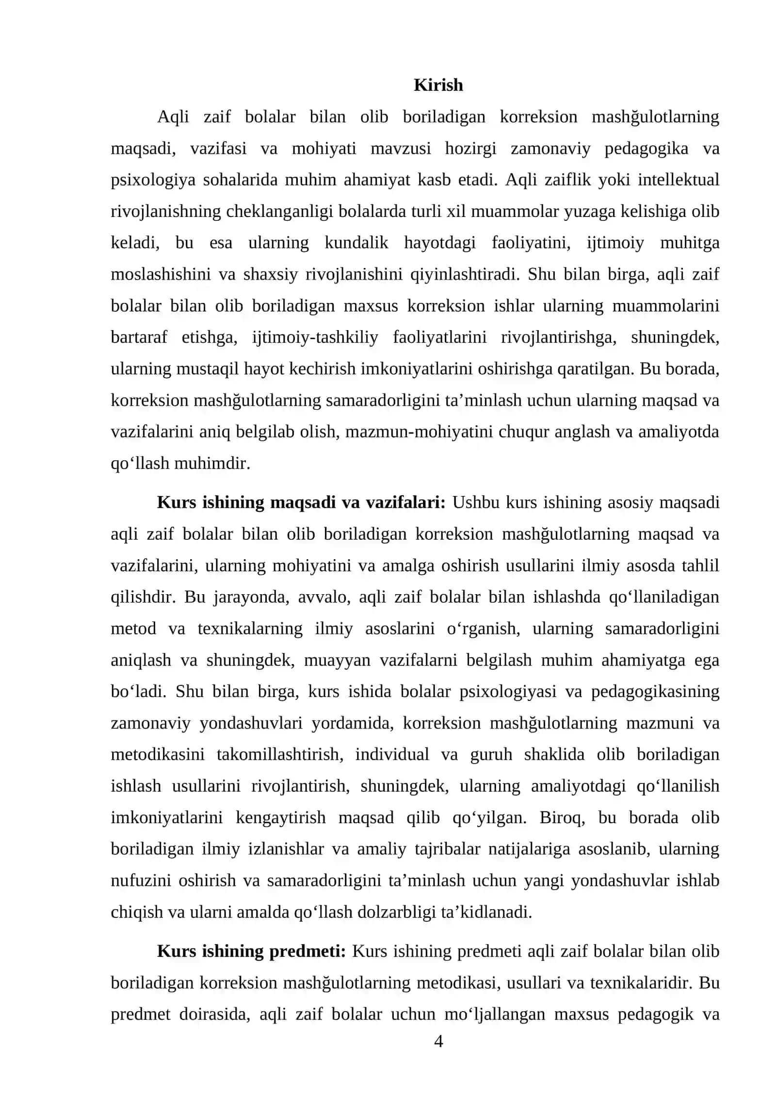 DAVLAT VA HUQUQ NAZARIYASI FANIDAN TAYYORLAGAN KURS ISHI 4