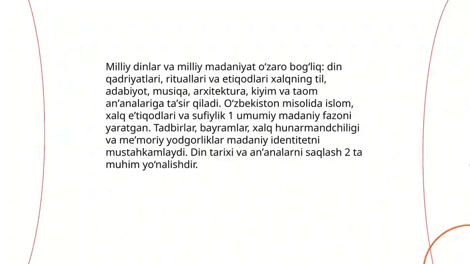 Milliy dinlar 4