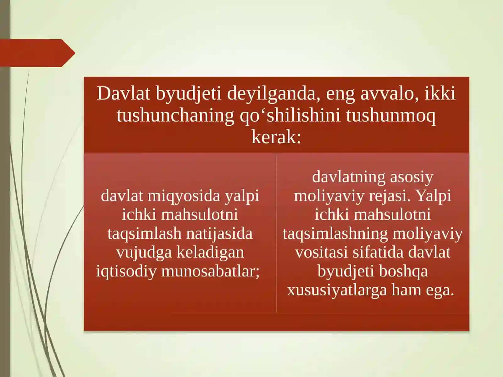 Davlat budjeti. Budjet soliq siyosati 4