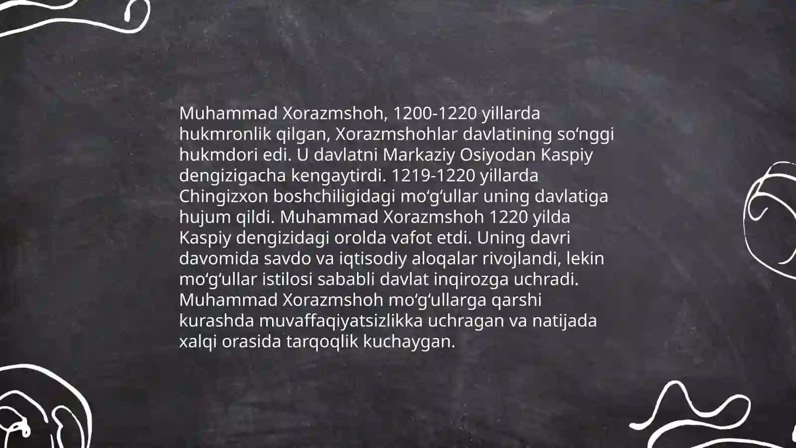 Chingizxon va Sulton Muhammad Xorazmshoh oʻrtasidagi munosabatlar 4
