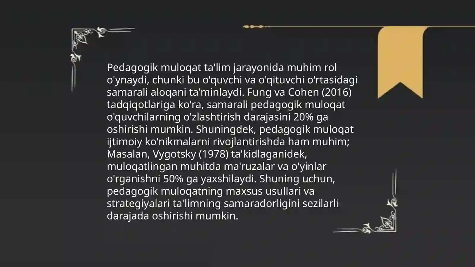 Pedagogik faoliyatda muloqat 4