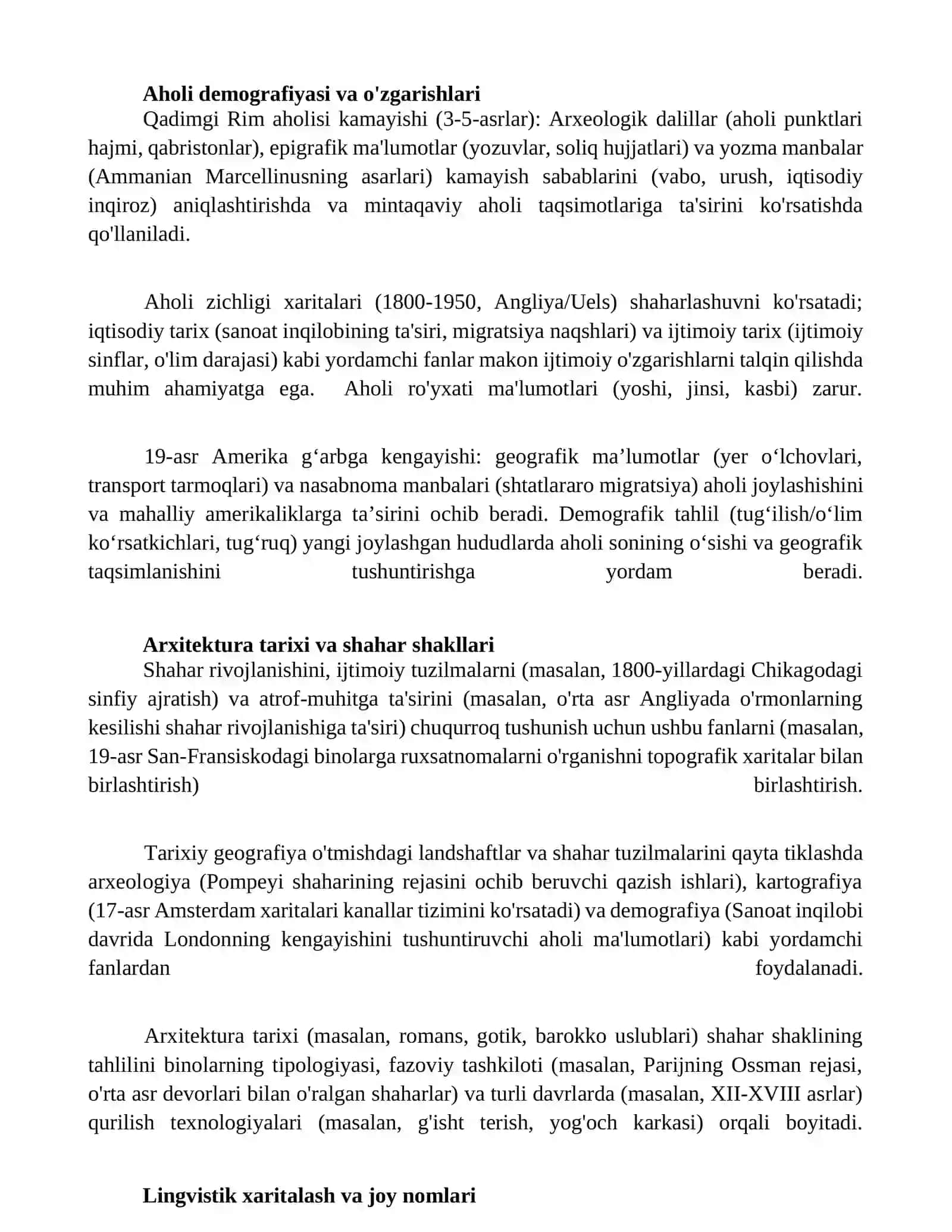 Tarixiy geografiyani oʻrganish 4