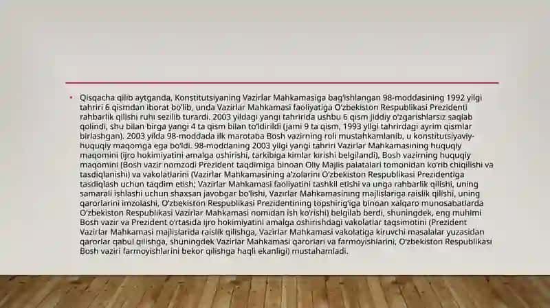 Ózbekistonda davlat boshqaruvi va fuqorolik jamiyati inustitutlari Ózaro munosabatlari. Ózbekistonda ekalogik muamolarni bartaraf etishning konseptual  asoslari 4