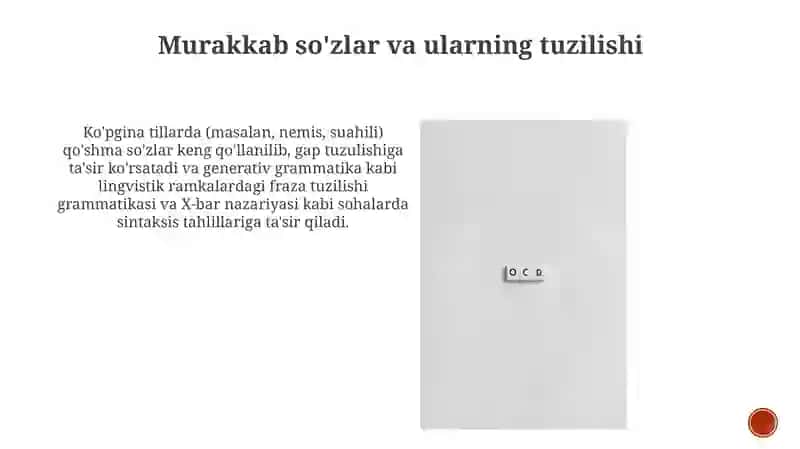 Morfologiya mustaqil soʻzlar 4