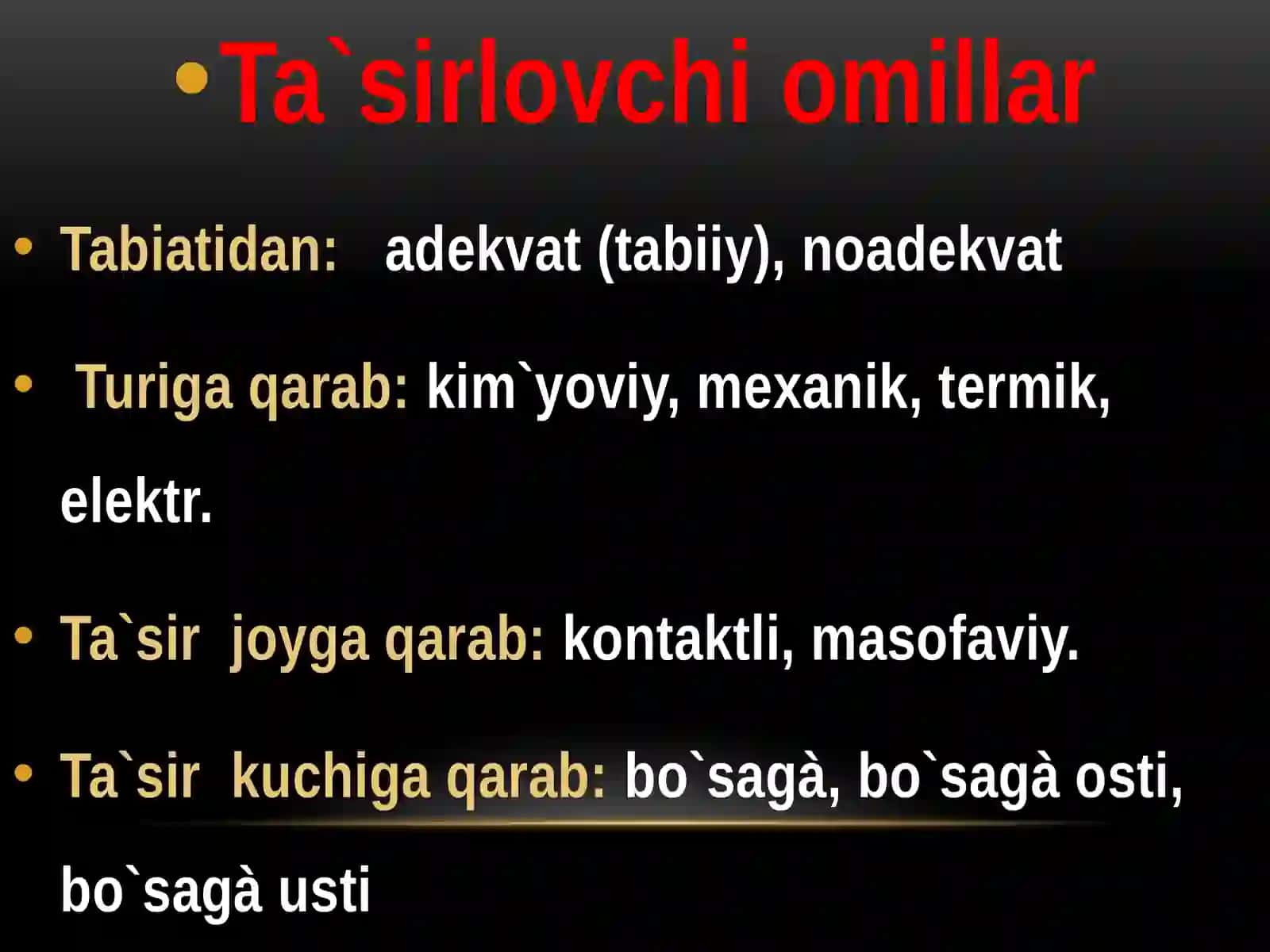 Qo'zg'aluvchanto'qimalar fiziologiyasi 4