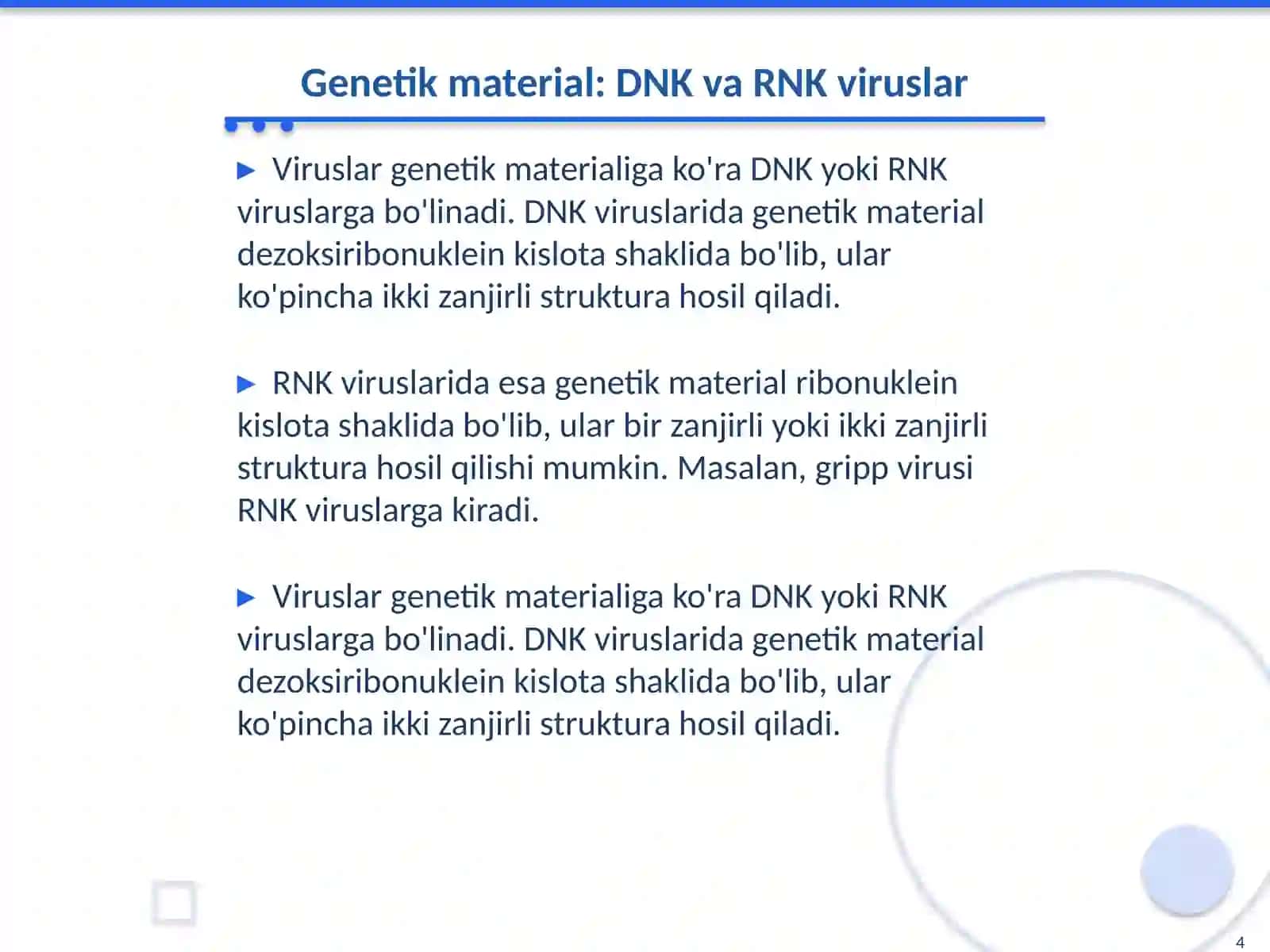 Viruslarning klassifikatsiyasi 4