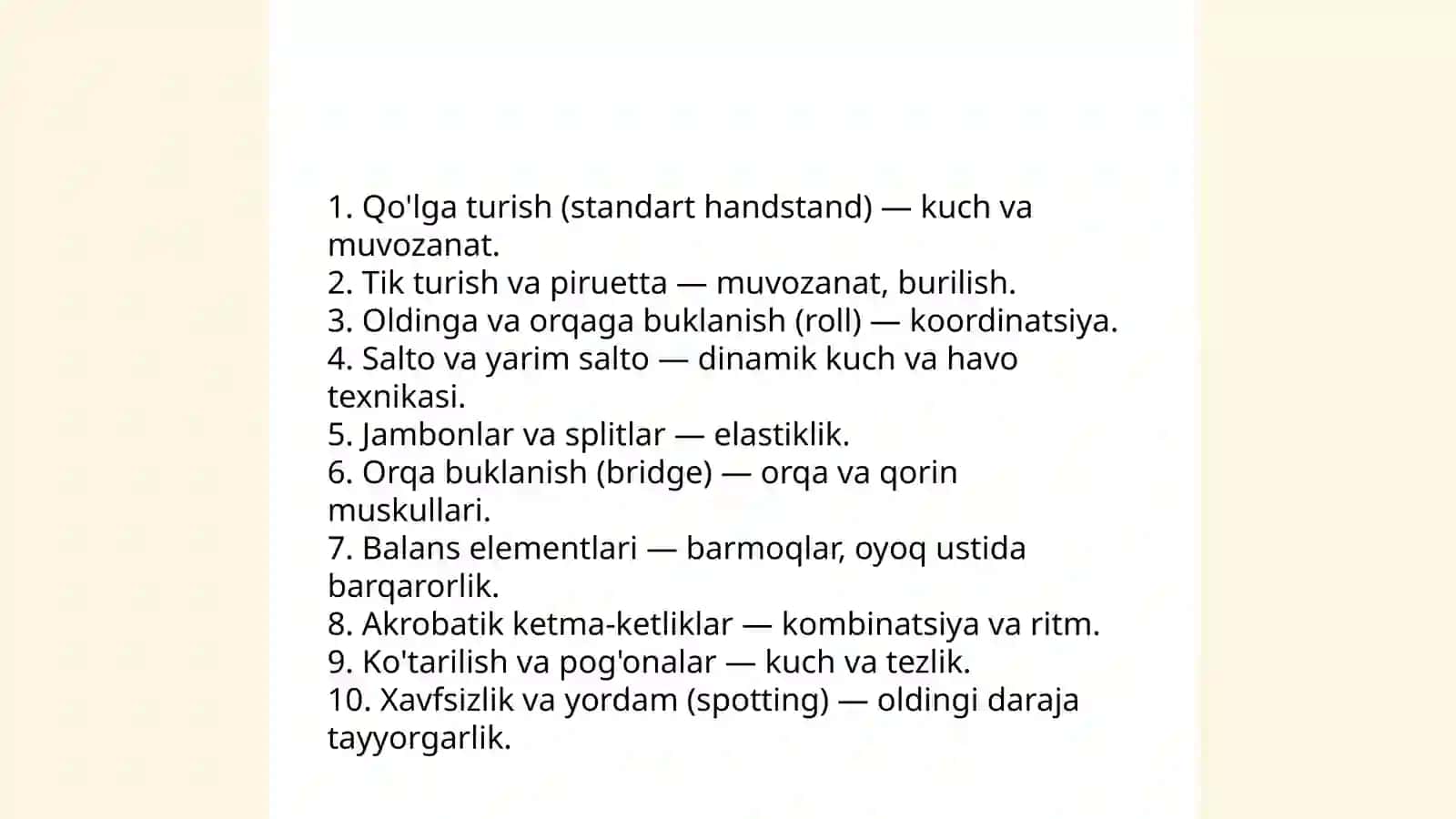 Jismoniy va estetik tarbiya 4